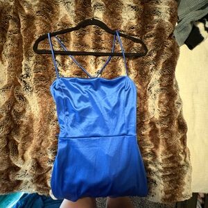 Windsor Satin Royal Blue Dress